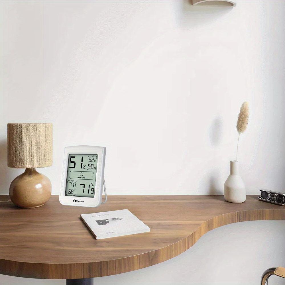 Digital Hygrometer Thermometer with Alarm - Indoor Temperature & Humidity Monitor, - Display, Compact for home,, Office, Greenhouse, Baby Room - Thermometer Hygrometer with Alert System - Buy online at  Vibe In Cart.