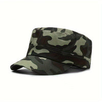 [Lightweight Hat] Lightweight Camouflage Baseball Cap - Sun Protection Flat Top Hat, 100% Polyester, Machine Washable, Ideal for Outdoor Sports & Tactical Use - Buy online at  Vibe In Cart.