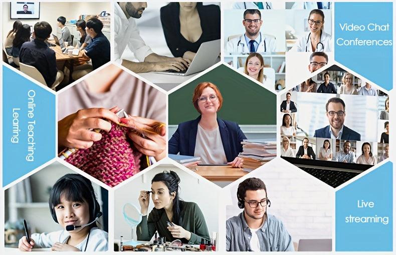 1080P Full HD Webcam with Built-In Microphone, Plug And Play, Privacy Cover, Stand, Suitable for Meetings, Game Streaming, Voice Calls, Online Classes, And Home Office Use, High-Definition Video, Easy Installation, Computer C - Buy online at  Vibe In Cart.