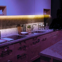 100cm/300cm/500cm Motion Sensor LED Strip Light, Battery-Powered Wall Mount for Wardrobe, Stairs, Pantry, Cabinet, Bed, Storage Cabinet, Powered, 3000K Warm White - Buy online at  Vibe In Cart.