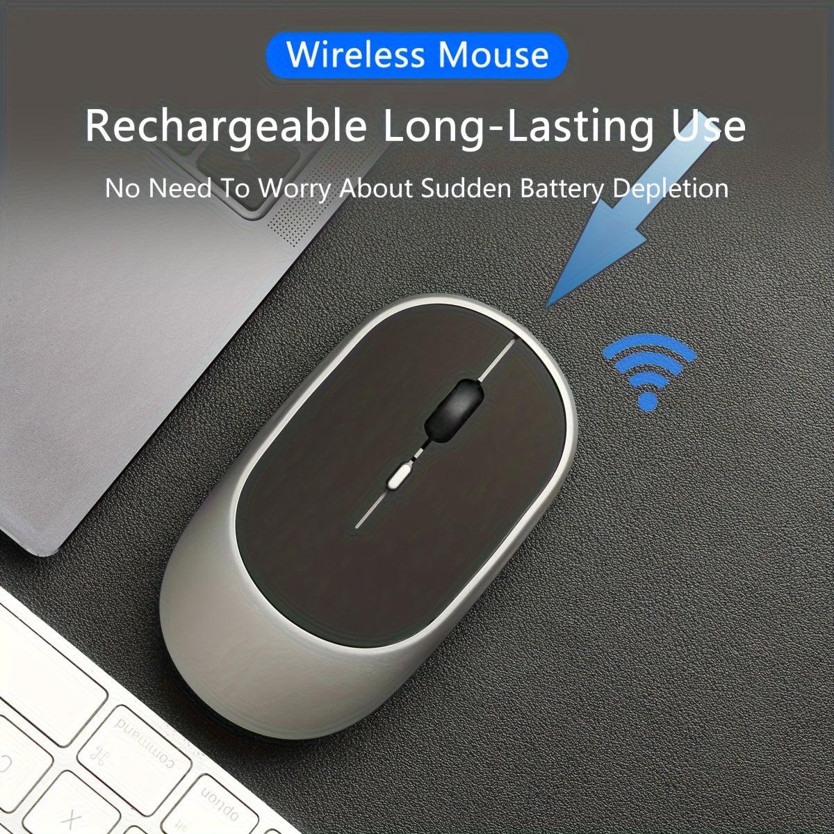 2.4G + BT Dual-mode Wireless Mouse, Ergonomic Comfortable Grip, Stable Connection, Portable Design, Five Colors of Fashionable Options (black/ gray/ pink/ green/ white), Office Wireless Mouse, 4-button Rechargeable Wireless M - Buy online at  Vibe In Cart.