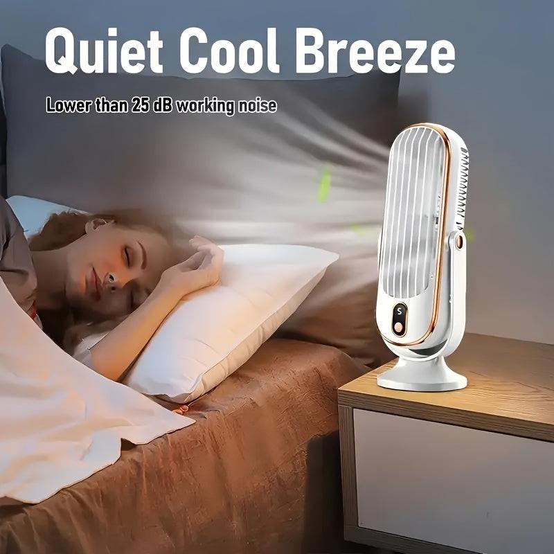 Compact USB Fan with 5 Speed Settings, 720° Rotation, Silent Cooling Breeze, Suitable for Air Circulation, Can Be Used Indoors Or Outdoors, Perfect for Home, Office, Travel, Camping, Rvs, an Excellent Gift for Christmas And - Buy online at  Vibe In Cart.