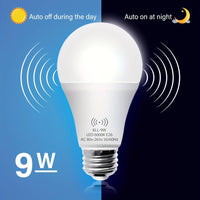 Kasotile Motion Sensor Light Bulbs, Dusk to Dawn LED Light Bulbs Outdoor 9W 6000K Daylight, A19 E26 Base Auto On/Off for Indoor Outdoor Basements, Porch, Courtyards, Garage Pack of 1, Motion Sensor Light Indoor, Motion Sensor - Buy online at  Vibe In Cart.
