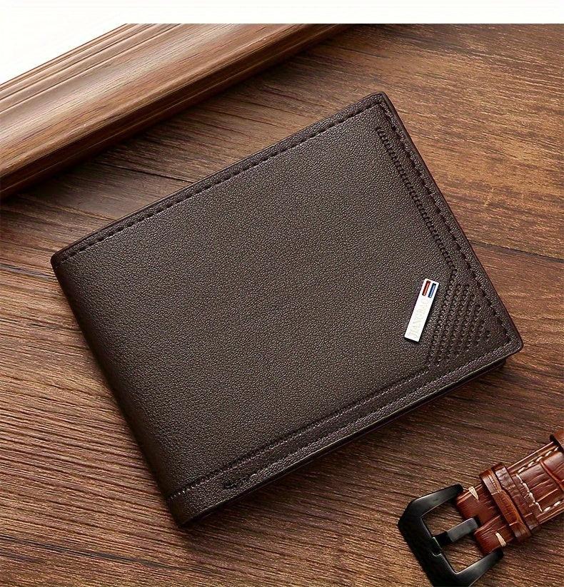 Large Capacity Multi-Card Horizontal Business Wallet for Men - Soft, Spacious, and Stylish Design - Ideal for Daily Use and Travel - Buy online at  Vibe In Cart.