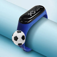 Back to School Season Electronic Watch Hot-Selling Sports Wristband for Children And Students, LED Display for Boys And Girls, Featuring a Football Pattern (ZQM3) - Buy online at  Vibe In Cart.