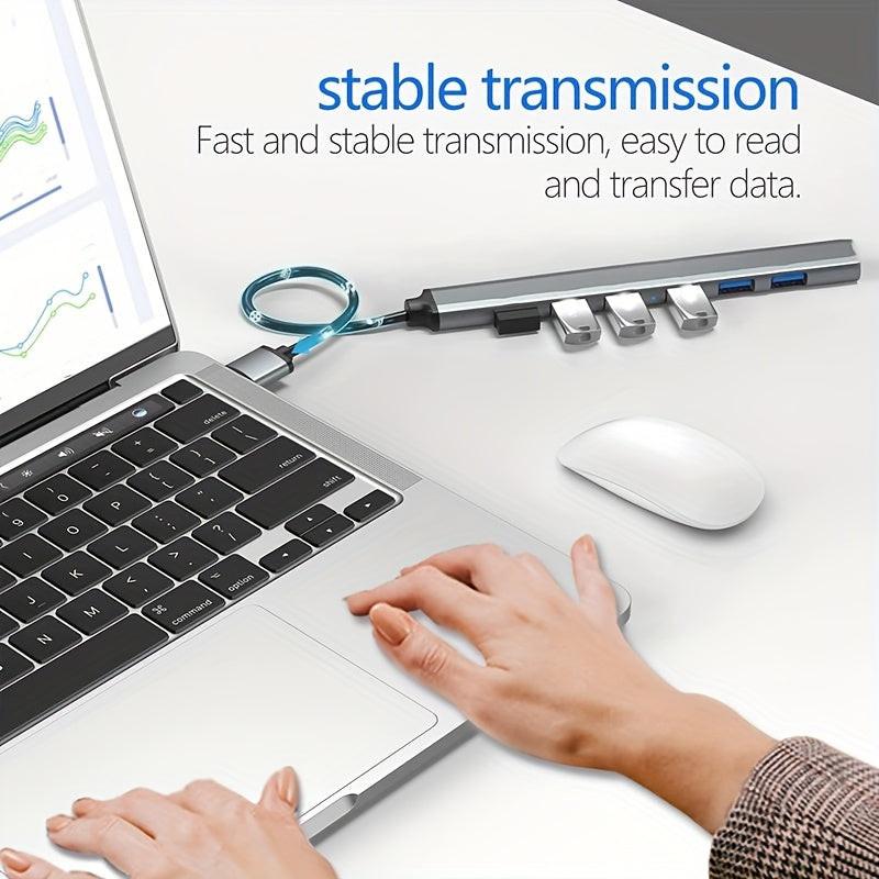 7-Port USB 3.0 Hub Compatible for MacBook/PC/Laptop - USB- 7-Device External Expansion Board with USB 3.0 (5Gbps Speed) & USB 2.0 Ports, Plug & Play, Aluminum Alloy Housing - Compatible for Mac Pro, Mac Mini, iMac, Surface Pr - Buy online at  Vibe In Cart.