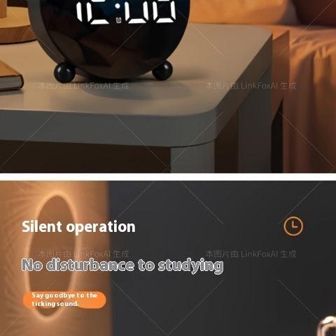 New student creative alarm clock fashion simple office electronic clock LED LCD clock home bedside clock temperature clock plastic clock - Buy online at  Vibe In Cart.