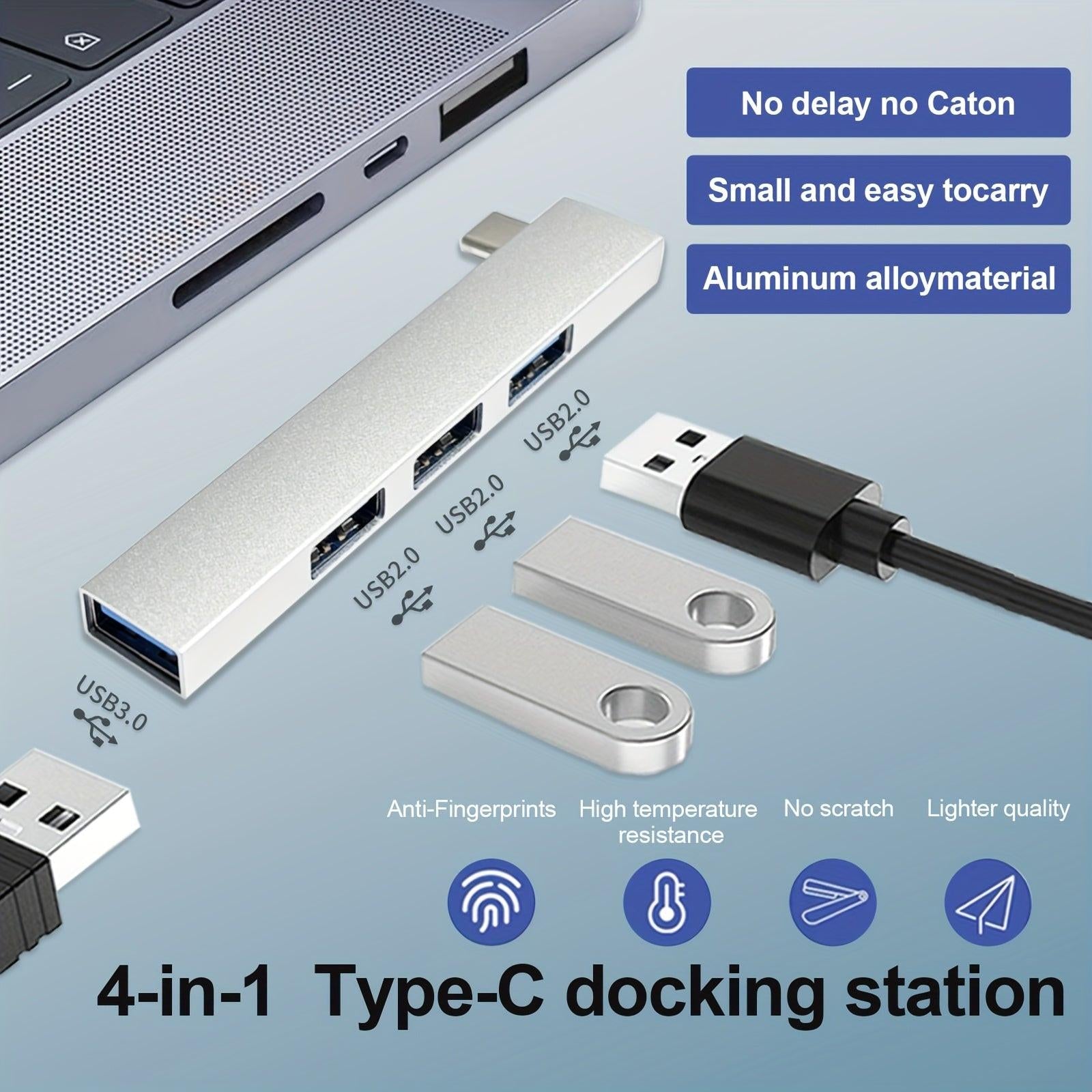 USB 3.0 Expansion Dock with USB Power for Tablets