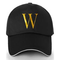 Adjustable Polyester Baseball Cap with Letter Embroidery