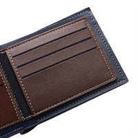 Men's Casual PU Leather Wallet With Card Slots, Zipper Coin Purse, Money Clip Christmas Gift - Buy online at  Vibe In Cart.