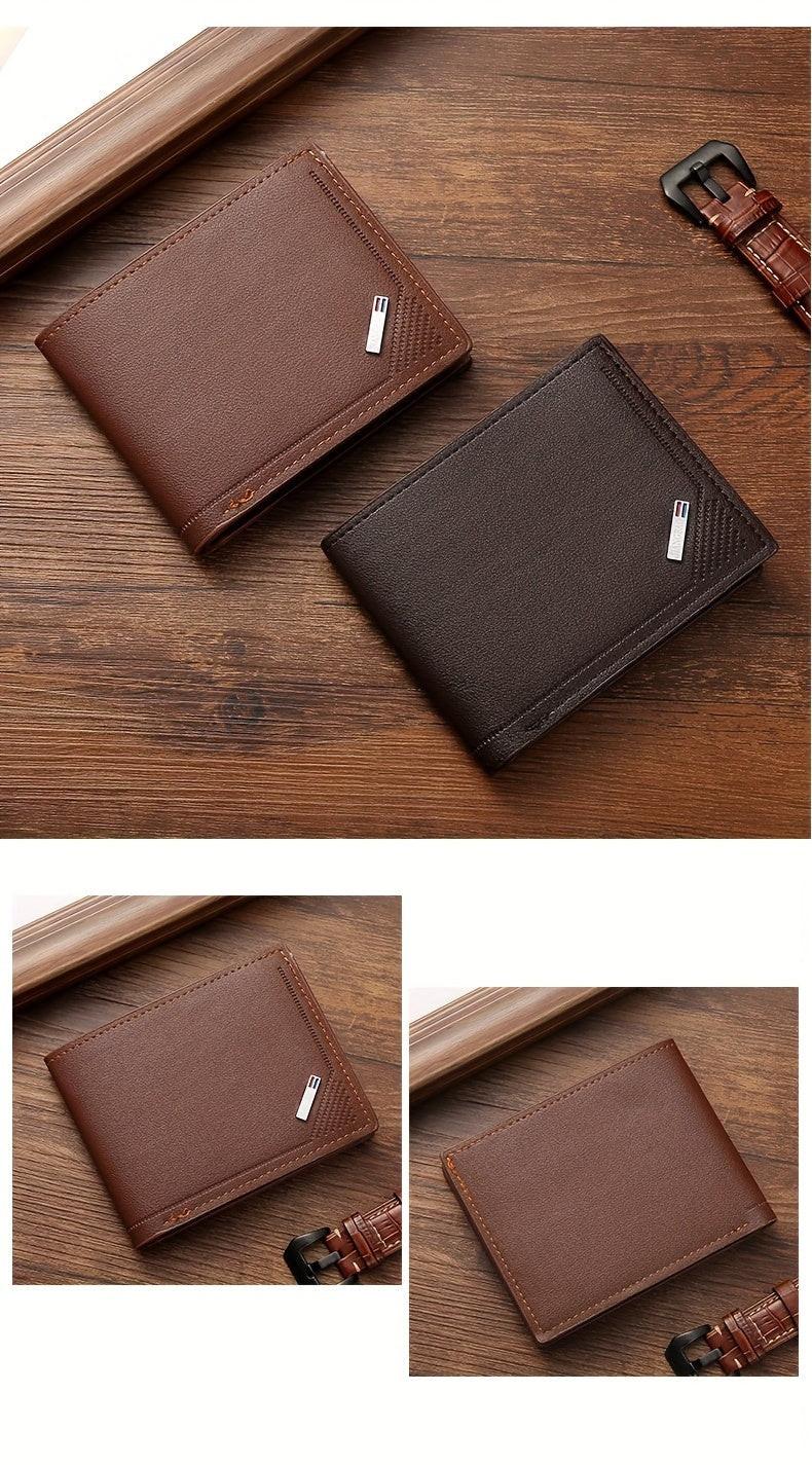 Large Capacity Multi-Card Horizontal Business Wallet for Men - Soft, Spacious, and Stylish Design - Ideal for Daily Use and Travel - Buy online at  Vibe In Cart.