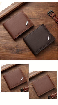 Large Capacity Multi-Card Horizontal Business Wallet for Men - Soft, Spacious, and Stylish Design - Ideal for Daily Use and Travel - Buy online at  Vibe In Cart.