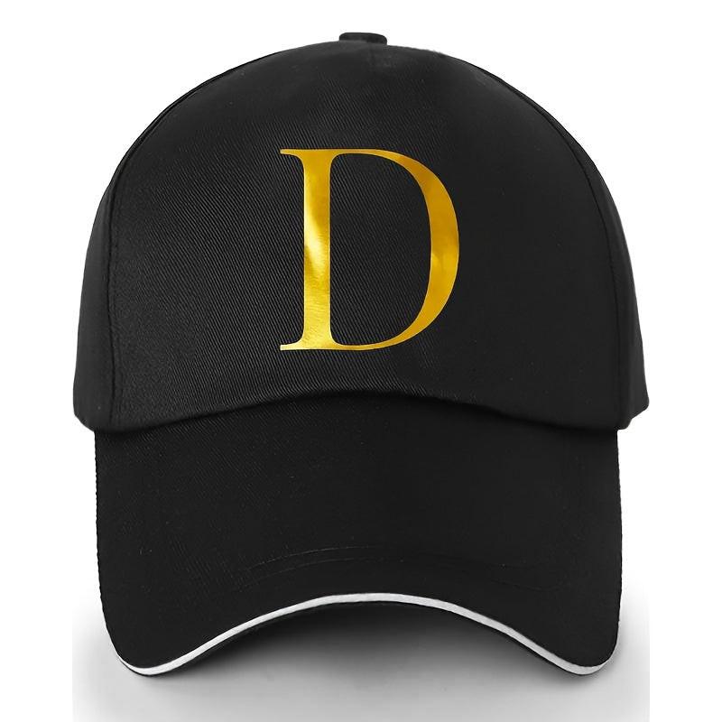 Adjustable Polyester Baseball Cap with Letter Embroidery