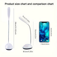 1pc LED Desk Lamp with Adjustable Arm & Gooseneck - USB-Powered (Battery Not Included) - Ergonomic Design, Dimmable Brightness Control, 360° Rotating, For Home Office, Bedroom, Study, Led Desk Lamp, Bedroom Lighting, Modern - Buy online at  Vibe In Cart.