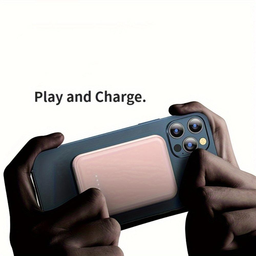 Ultra-Thin Magnetic Power Bank, 12900mAh Wireless Portable Charger, Wired 20W Fast Charging Battery Pack, Compatible with Magsafe, for iPhone 17/16/15/14/13/12 Series for SamSung for Android, Comes with USB C Charging Cable - Buy online at  Vibe In Cart.