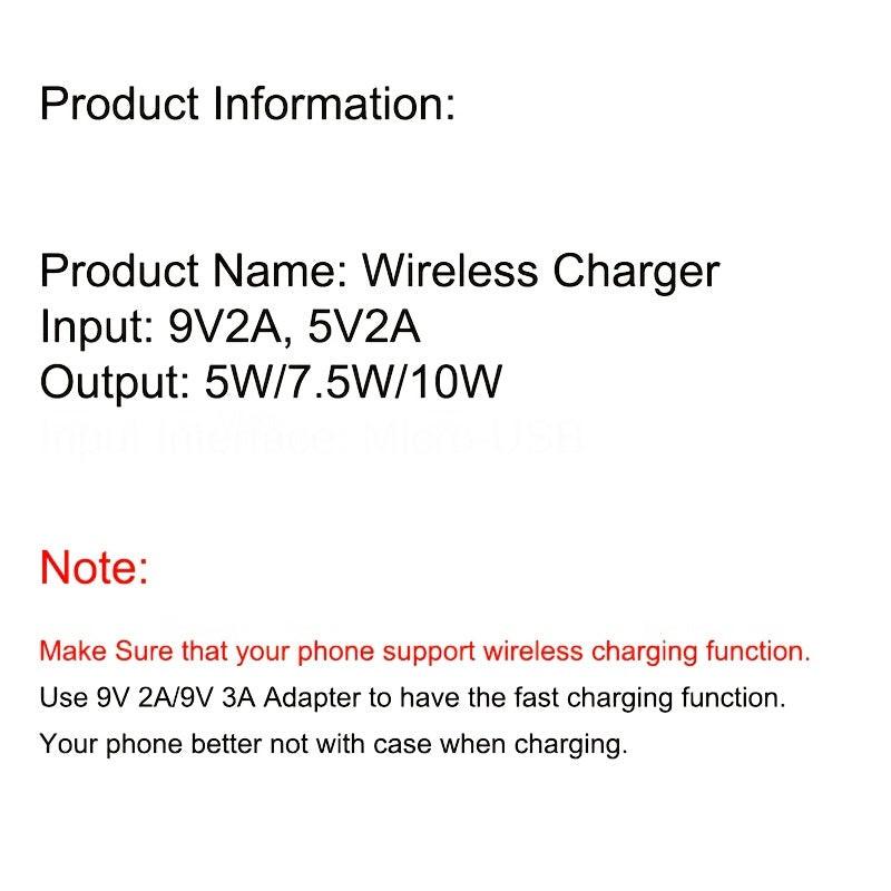 Upgraded Fast Wireless Charger, Compatible with iPhone 17/16/15/14/13/12/11/8 Series, S25/S24/S23/S22/S21/S20/S10/S9/S8/S7/S6 Series, 20/10/9/8/5 Series, Slim Design for Bedside & Office Desk - Buy online at  Vibe In Cart.