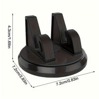 [Rotatable Car Phone Holder] 360-Degree Rotatable Universal ABS Dashboard Holder | Non-Slip Adjustable Car Phone Mount, GPS Navigation Accessory - Suitable for Car Electronics - Buy online at  Vibe In Cart.