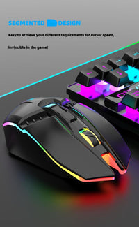 Unleash Wireless Freedom: 10m 2.4G Stable Connection for Ultimate Flexibility.Double The Power: 2000mAh Keyboard & 500mAh Mouse with Fast Type-C Charging.Dynamic RGB Immersion: Breathing Modes & Stunning Rainbow Effects.Compa - Buy online at  Vibe In Cart.