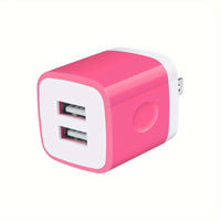 [Fast Charging Plug Box] 1pc USB Wall Charger, Charger Adapter, 2.1A/10W Dual Port Fast Charging Plug Box, Suitable for iPhone 15 14 13 12 11 Pro Max 10 SE X 8 7 Plus Samsung Power Block Fast Charging Box - Buy online at  Vibe In Cart.