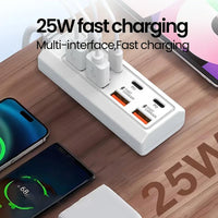 8-Port USB Hub 25W Fast Charging Multi-Interface, 4 USB+4PD Ports, Wide Compatibility for 5V USB Devices, Suitable for Computers, Laptops, Tablets, etc., USB Charging Hub, Laptop Charging Accessory, Compact Charging Station, - Buy online at  Vibe In Cart.