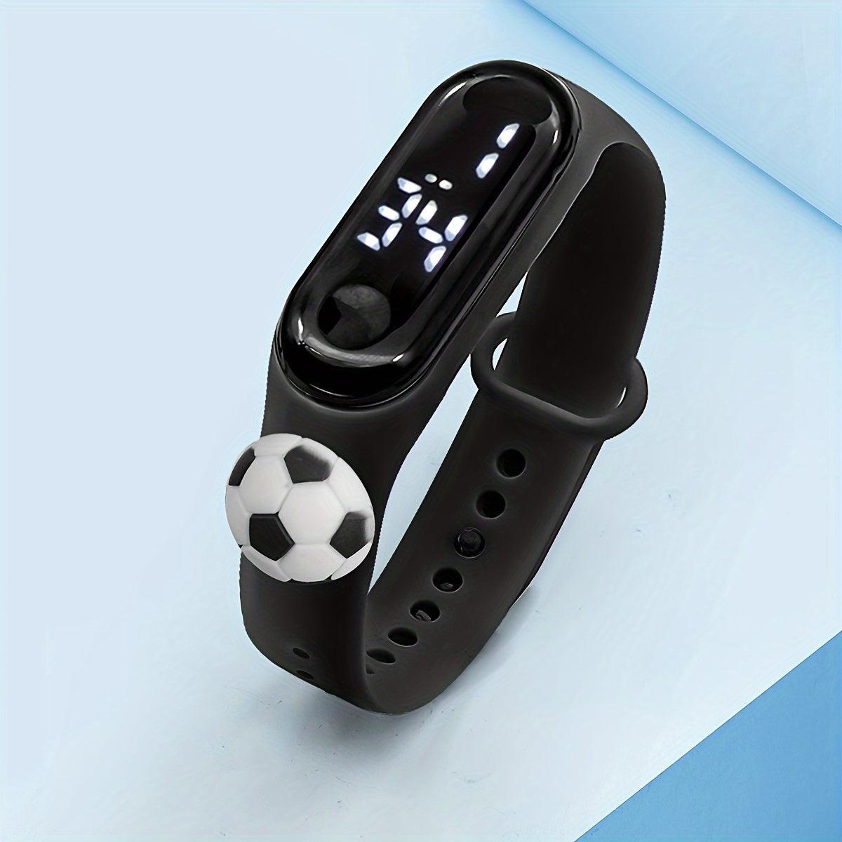Back to School Season Electronic Watch Hot-Selling Sports Wristband for Children And Students, LED Display for Boys And Girls, Featuring a Football Pattern (ZQM3) - Buy online at  Vibe In Cart.
