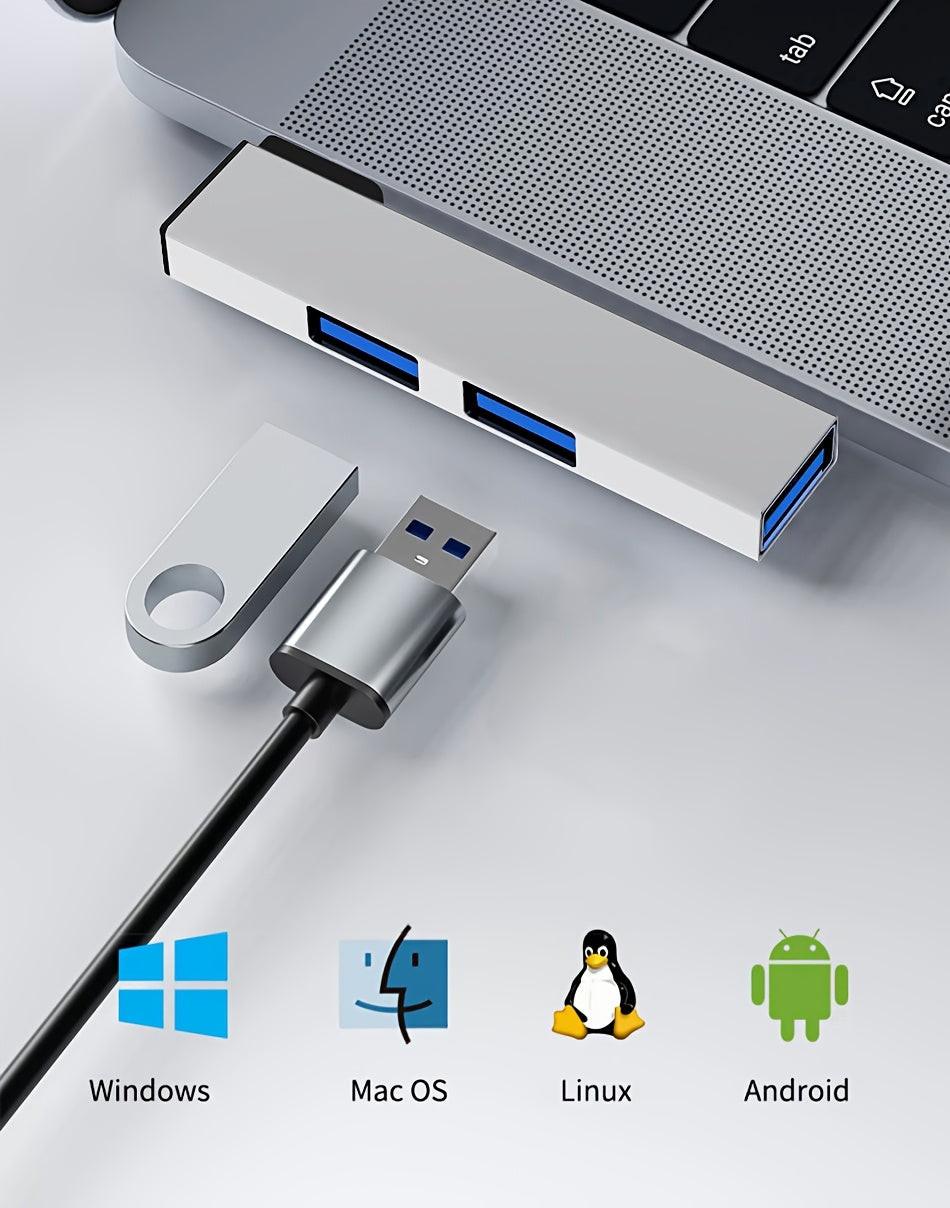 MAGIC BLOCK Compact USB Hub, Fast Charging USB-Powered Expansion Dock with Side Plug, Compatible with PC, Tablet, Smartphone, Flash Drives, Keyboards, Mice, Space-Saving Design for Home/Office, Compact Travel Accessories, 5 S - Buy online at  Vibe In Cart.