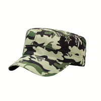 [Lightweight Hat] Lightweight Camouflage Baseball Cap - Sun Protection Flat Top Hat, 100% Polyester, Machine Washable, Ideal for Outdoor Sports & Tactical Use - Buy online at  Vibe In Cart.