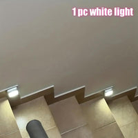 6-LED Motion Sensor Stair Wall Light, Wireless Night Light for Under Cabinet, IP44, for Corridor, Stairs, Closet, Kitchen - Indoor Use for Christmas, ≤36V, Includes Electronic Components (Batteries Not Included) - Buy online at  Vibe In Cart.