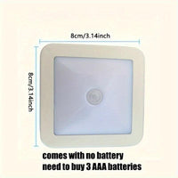 6-LED Motion Sensor Stair Wall Light, Wireless Night Light for Under Cabinet, IP44, for Corridor, Stairs, Closet, Kitchen - Indoor Use for Christmas, ≤36V, Includes Electronic Components (Batteries Not Included) - Buy online at  Vibe In Cart.