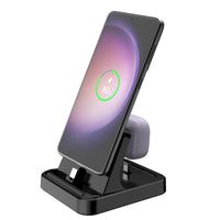 2in 1 Charging Station for Phones and Earbuds with Type-C, Desk Tablet holder Stand Universal for SamSung for Galaxy Ultra/S24/S24+/S23/S23+/S22/S21/S20/S20+/S10/S10+/S9/S9 Plus/S8/Note 20/10/9/8, for Galaxy Buds 2 Pro/Pro/Li - Buy online at  Vibe In Cart.