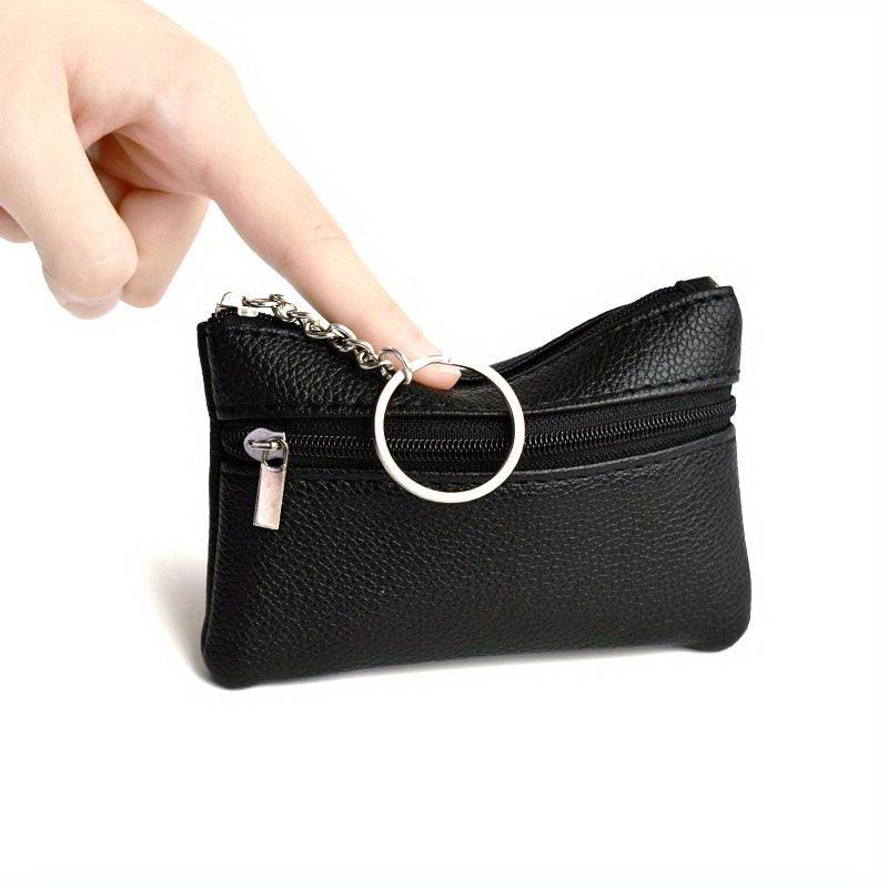 A Small Wallet with a Keychain That Holds Coins in a Mini Coin Purse. - Buy online at  Vibe In Cart.