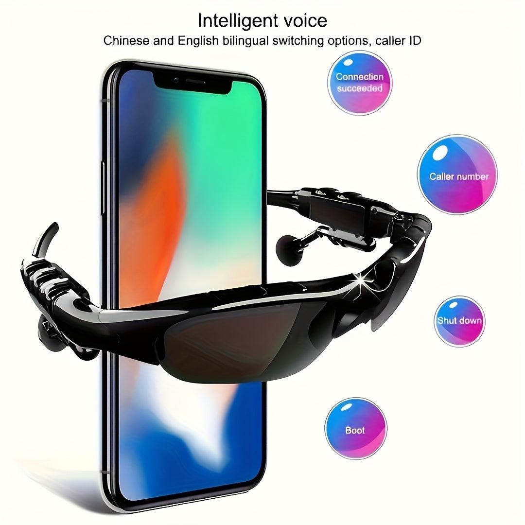 Smart Glasses With Wireless Earphones - Stylish, Atmospheric, Music And Calls, Stereo, Anti-glare, Suitable For Driving, Sports, Outdoor, Couple Gifts - Buy online at  Vibe In Cart.