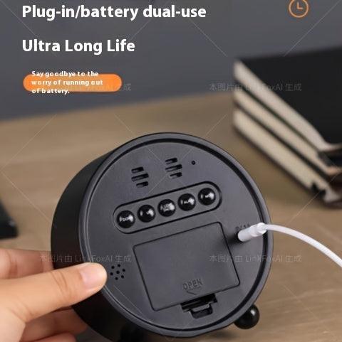 New student creative alarm clock fashion simple office electronic clock LED LCD clock home bedside clock temperature clock plastic clock - Buy online at  Vibe In Cart.