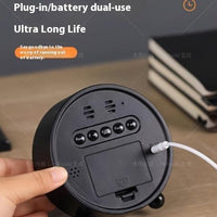 New student creative alarm clock fashion simple office electronic clock LED LCD clock home bedside clock temperature clock plastic clock - Buy online at  Vibe In Cart.