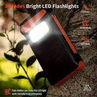 4000mAh Large Capacity Power Bank, Multi-functional Mobile Phone Charger, Can Carry Multiple Charging Cables To Charge Multiple Devices At The Same Time, Equipped With Solar Charging, USB Charging And Hand-crank Charging, Can - Buy online at  Vibe In Cart.