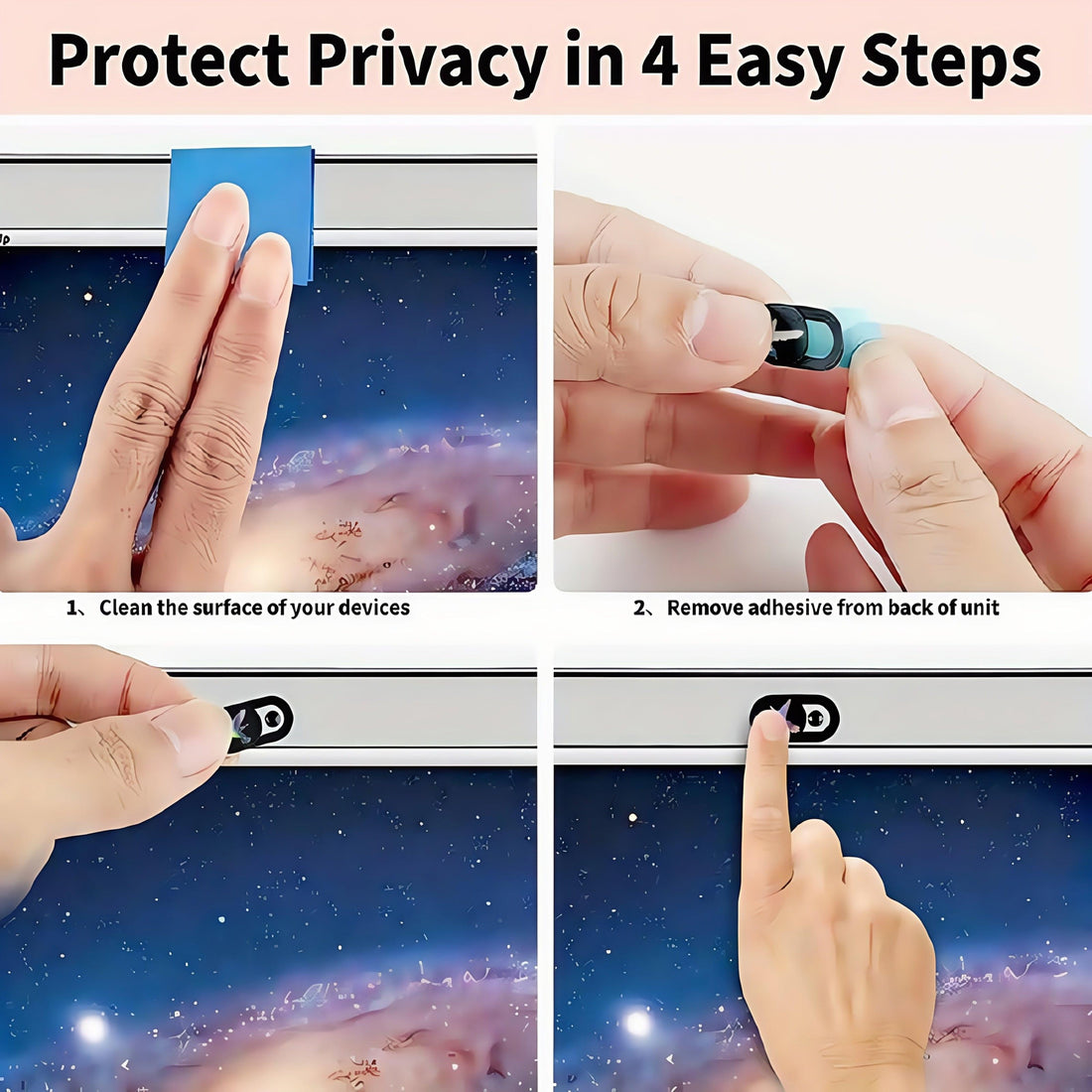 3pcs Hummingbird Privacy Slide Covers for Webcams - Vibrant Colorful Design, Strong Adhesive, Secure & Aesthetic Protection for Laptops, Desktops, Smartphones, Webcam Privacy Cover - Buy online at  Vibe In Cart.