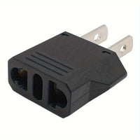 US Plug Adapter, European to USA Travel Plug Adapter, EU to US Plug Converter, Travel from Europe to USA Outlet, Power Travel Adapters European to American, Canada, Mexico, Japan - Buy online at  Vibe In Cart.