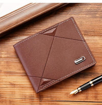 Men's Short Wallet, Multi-card Card Holder, Bifold Wallet Money Clip Coin Purse, Gift For Men - Buy online at  Vibe In Cart.