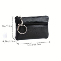A Small Wallet with a Keychain That Holds Coins in a Mini Coin Purse. - Buy online at  Vibe In Cart.