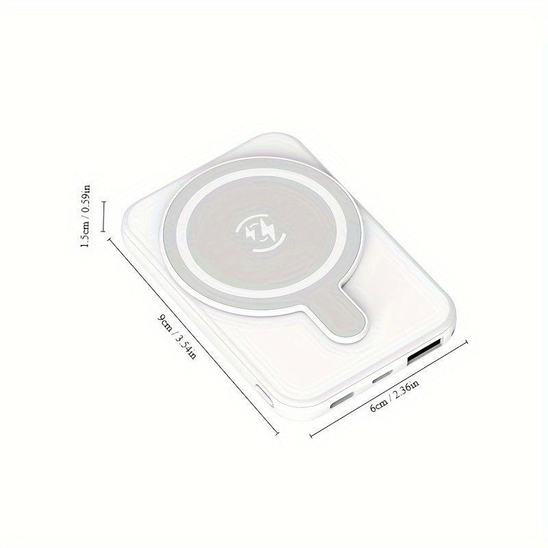 Ultra-Thin Magnetic Power Bank, 12900mAh Wireless Portable Charger, Wired 20W Fast Charging Battery Pack, Compatible with Magsafe, for iPhone 17/16/15/14/13/12 Series for SamSung for Android, Comes with USB C Charging Cable - Buy online at  Vibe In Cart.