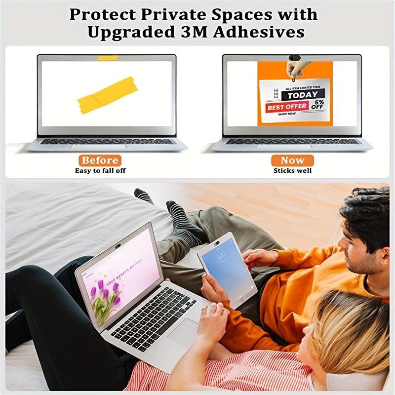 Webcam Protective Case (3 Pack), 0.03 Inch Slim Laptop Camera Cover Slideshow For IPhone IPad MacBook Pro Computer IMac Phone PC Accessories Camera Blocker Slider, Perfect For Privacy 3pcs - Buy online at  Vibe In Cart.