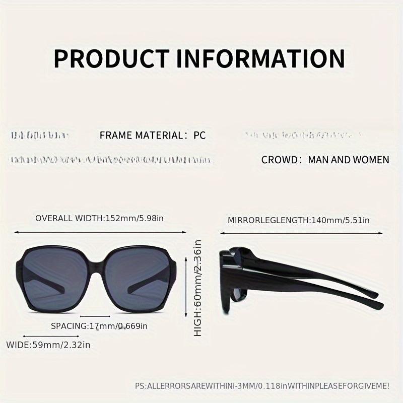 Over Prescription Shades for Driving,, and - Wrap Around Fit Over for Women Men - Buy online at  Vibe In Cart.