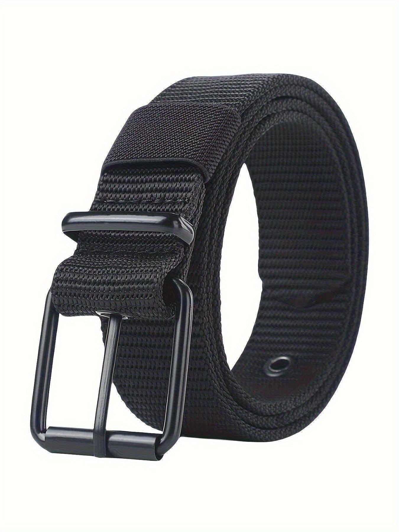 Breathable Nylon Fabric Belt, Youth Belt with Pin Buckle for Jeans, Regular Size Has 8 Holes, Belt Length 44.48 Inches,suitable for Men and Women. - Buy online at  Vibe In Cart.