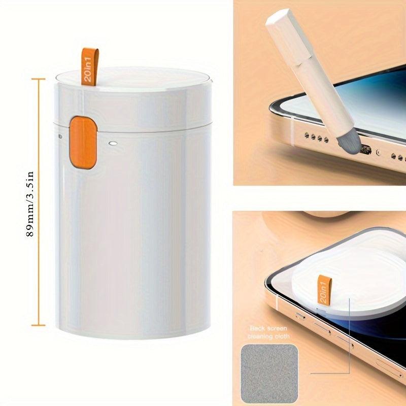 [Multi-Functional Cleaning Kit] 20-in-1 Multi-Functional Digital Cleaning Kit - Brush Tool Set for Cameras, Phones, Headsets & Keyboards - Cleaning Tools - Buy online at  Vibe In Cart.