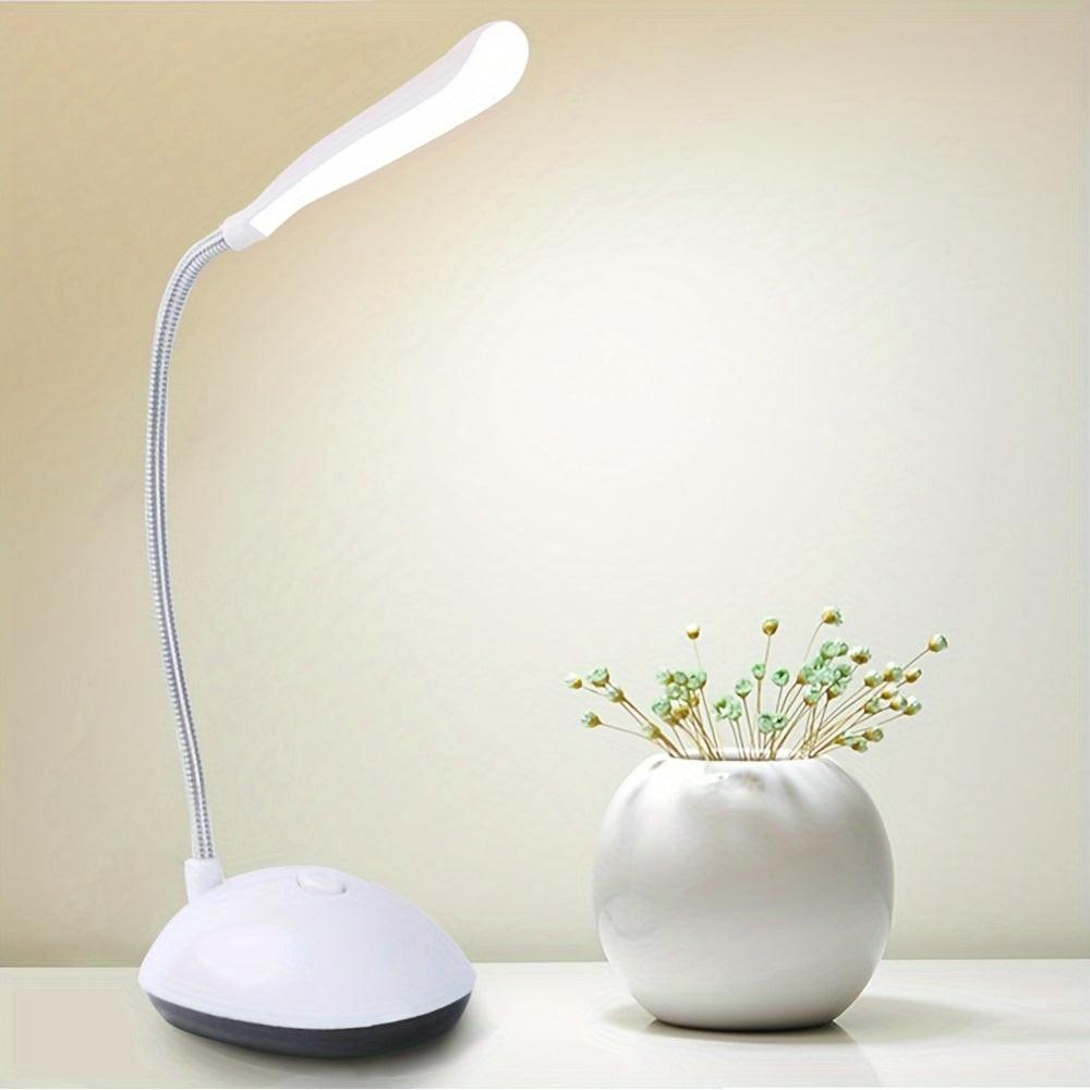 1pc LED Desk Lamp with Adjustable Arm & Gooseneck - USB-Powered (Battery Not Included) - Ergonomic Design, Dimmable Brightness Control, 360° Rotating, For Home Office, Bedroom, Study, Led Desk Lamp, Bedroom Lighting, Modern - Buy online at  Vibe In Cart.