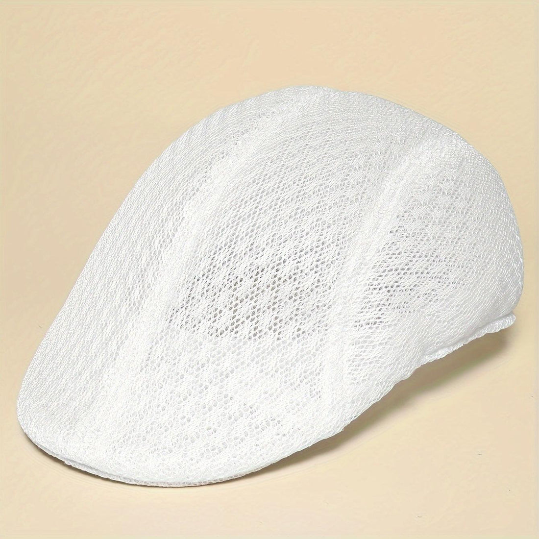 Korean Version of Simple Solid Color Hollow Breathable Mesh Light Plate Forward Hat Outdoor Play All Shade Retro Painter Hat - Buy online at  Vibe In Cart.