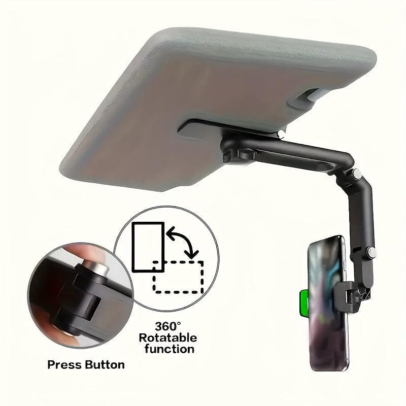 [Durable Sun Visor] Universal 1080° Rotatable Car Phone Holder | ABS Material, Adjustable Mount for Bedroom, Kitchen, Vehicle - Buy online at  Vibe In Cart.