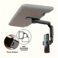 [Durable Sun Visor] Universal 1080° Rotatable Car Phone Holder | ABS Material, Adjustable Mount for Bedroom, Kitchen, Vehicle - Buy online at  Vibe In Cart.