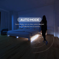 16.4 Feet LED Motion Sensor Light Strip - USB Powered, Self-Adhesive, Floating Bed Light Strip, Flexible White Light Suitable for Bed Edges, Mirrors, Cabinets, And Stairs. - Buy online at  Vibe In Cart.