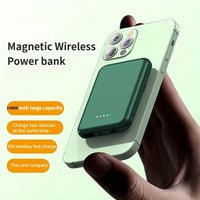 Ultra-Thin Magnetic Power Bank, 12900mAh Wireless Portable Charger, Wired 20W Fast Charging Battery Pack, Compatible with Magsafe, for iPhone 17/16/15/14/13/12 Series for SamSung for Android, Comes with USB C Charging Cable - Buy online at  Vibe In Cart.